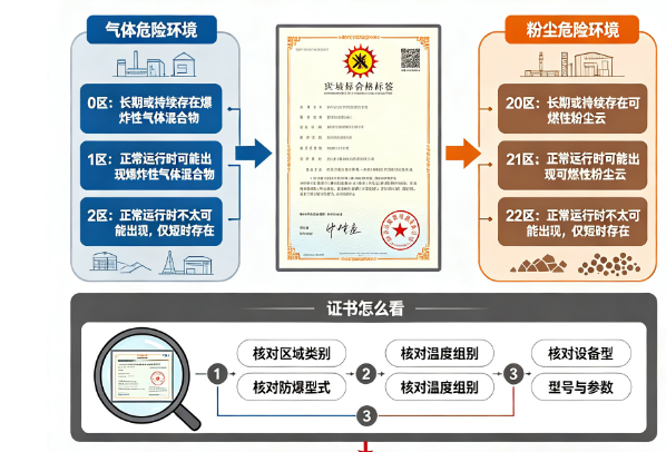 防爆合格证有适用于几区吗?
